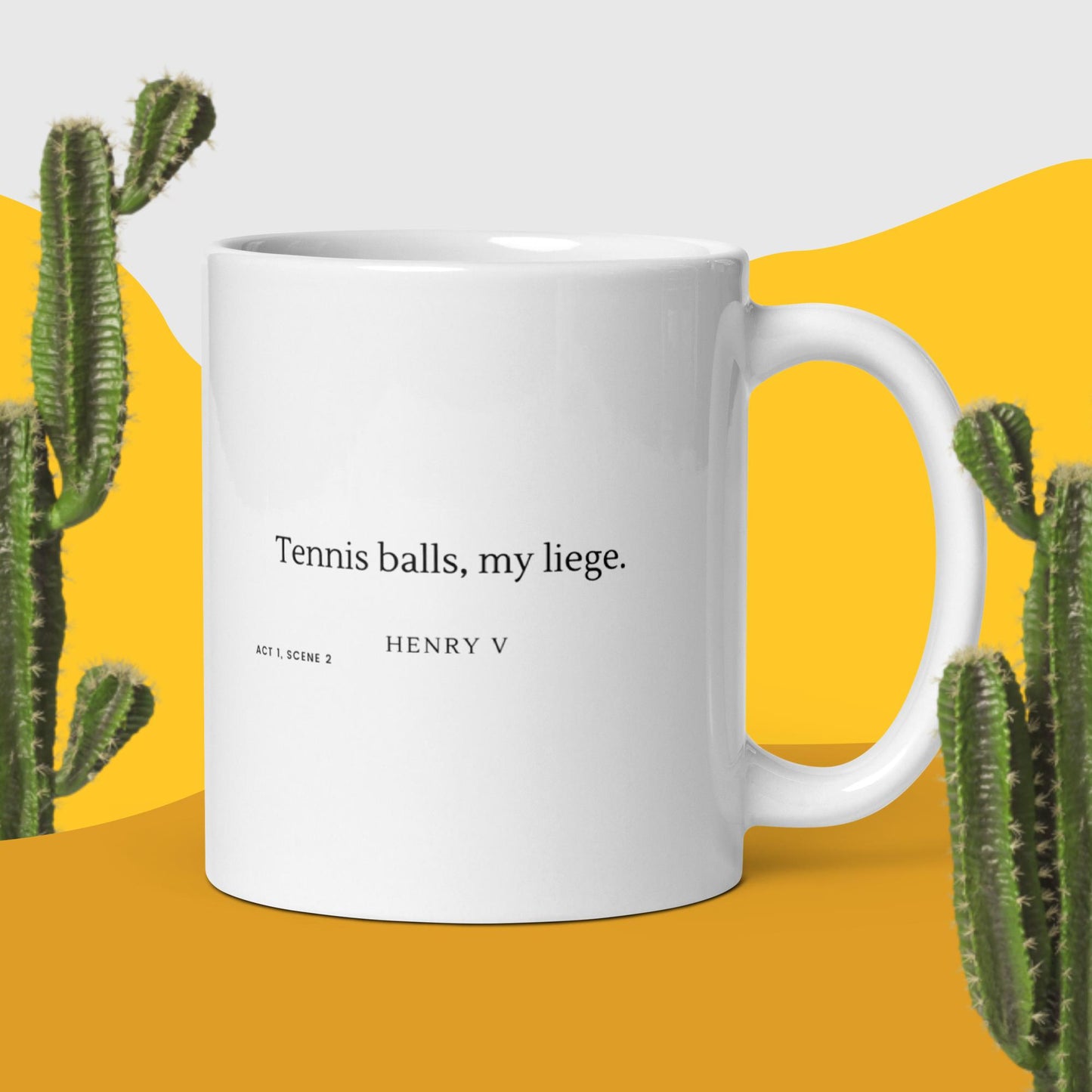 Tennis balls, my liege